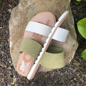Sorel | Suede Double Strap Sandal 🌿